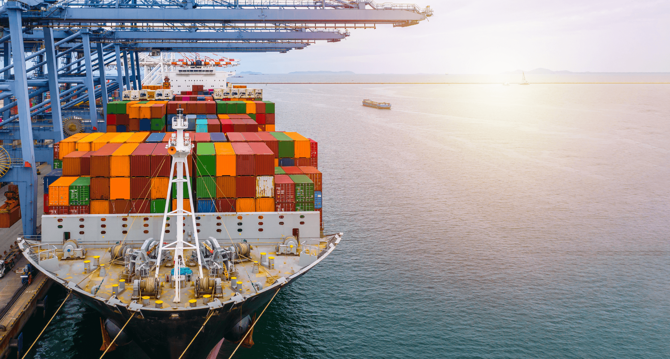 Container operations at Mombasa port